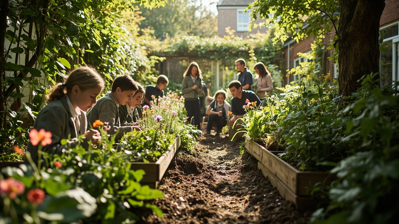 The Leytonstone school with a secret garden at its heart